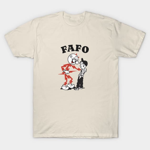 FAFO - retro vintage design T-Shirt by BodinStreet